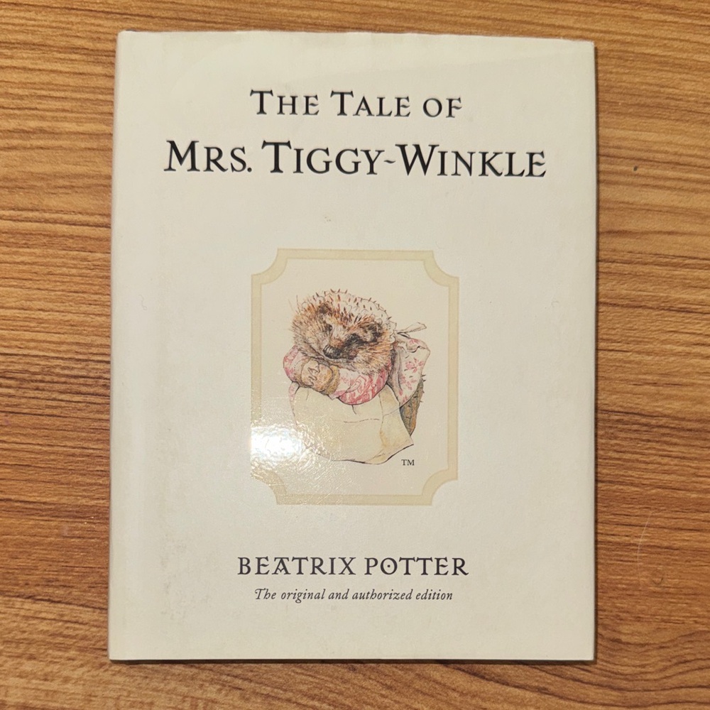 Beatrix Potter's The Tale of Mrs. Tiggy-Winkle Book - Cream Cover
